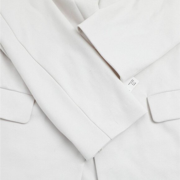 Uniqlo Women’s L UV Off White Lightweight Blazer Jersey Jacket NWT Avant Garde - Picture 7 of 8